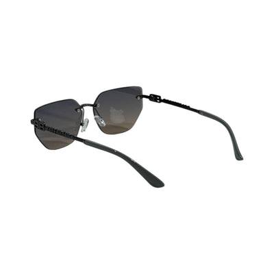 🖤 Balenciaga BB Rimless Black Sunglasses | Luxury Gradient Geometric Edition 😎 - MASTERPIECE