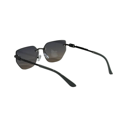 🖤 Balenciaga BB Rimless Black Sunglasses | Luxury Gradient Geometric Edition 😎 - MASTERPIECE