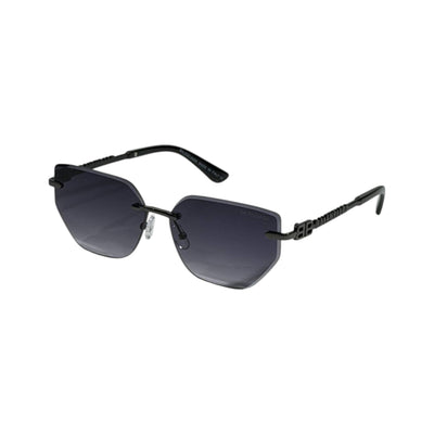 🖤 Balenciaga BB Rimless Geometric Sunglasses | Luxury Black Metal Edition 😎 - MASTERPIECE