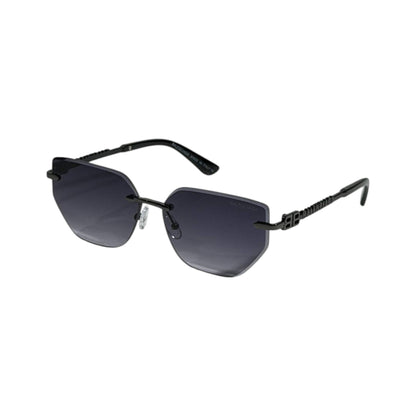 🖤 Balenciaga BB Rimless Geometric Sunglasses | Luxury Black Metal Edition 😎 - MASTERPIECE