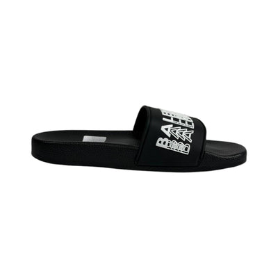 Balenciaga Black Logo Slides – Luxury Streetwear Comfort Sandals 🖤🔥 - MASTERPIECE