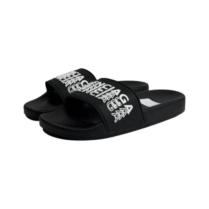 Balenciaga Black Logo Slides – Luxury Streetwear Comfort Sandals 🖤🔥 - MASTERPIECE