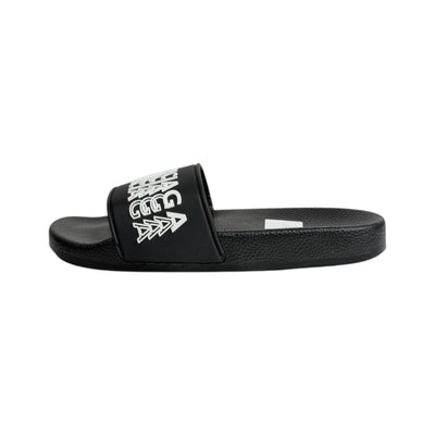 Balenciaga Black Logo Slides – Luxury Streetwear Comfort Sandals 🖤🔥 - MASTERPIECE