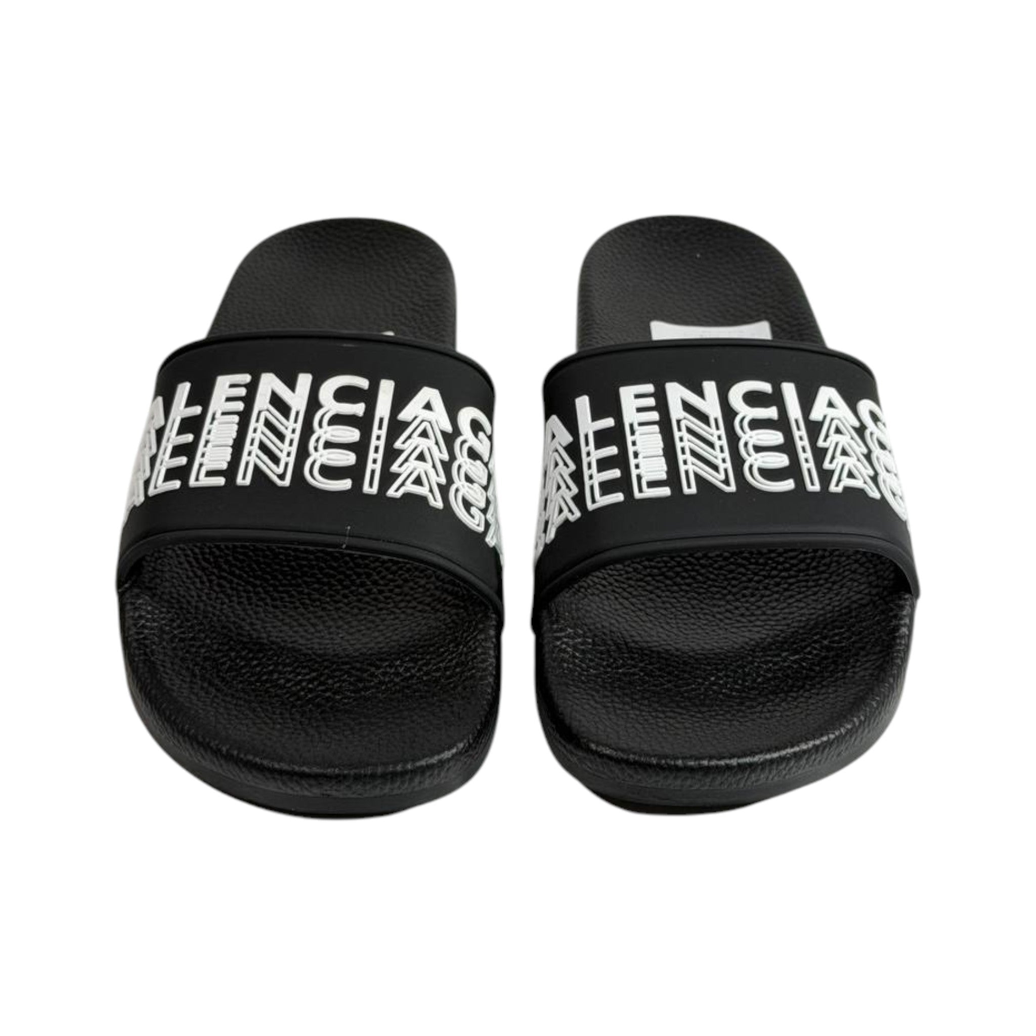 Balenciaga Black Logo Slides – Luxury Streetwear Comfort Sandals 🖤🔥 - MASTERPIECE