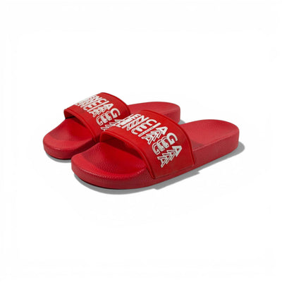 🔴 Balenciaga Logo Slides – Red Statement Edition ❤️✨ - MASTERPIECE