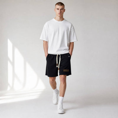 🔥 Balenciaga Luxury Logo Shorts – Premium Black Designer Streetwear - MASTERPIECE