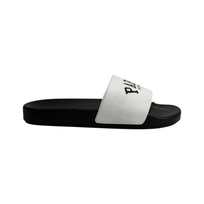 Balenciaga Paris Black & White Slides – Iconic Luxury Summer Sandals 🖤🤍👡 - MASTERPIECE