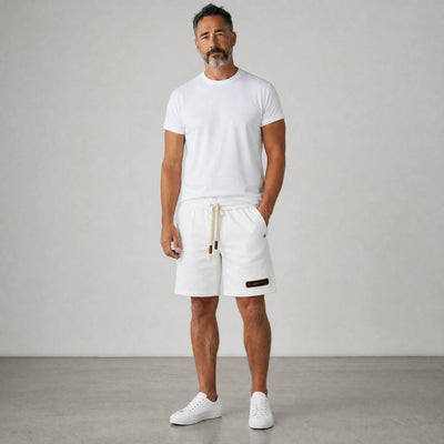 👑 Balenciaga Signature Logo Shorts – Luxury White Edition - MASTERPIECE