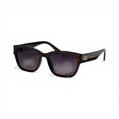 Balenciaga Signature Square Sunglasses 🖤✨ Luxury Oversized UV Protection Shades - MASTERPIECE