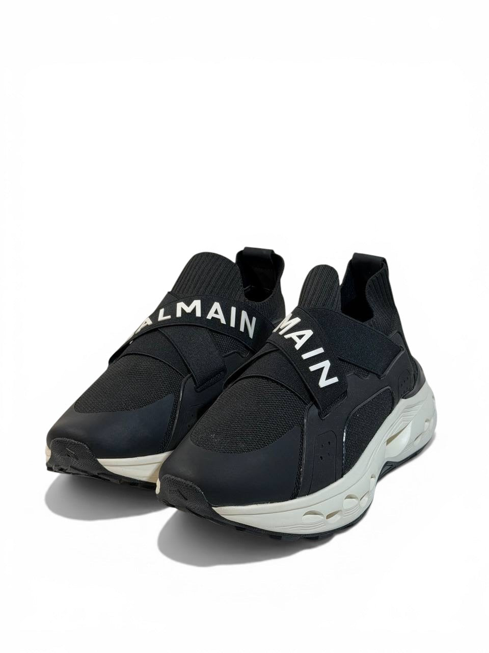 Balmain Logo Strap Sneakers 🖤⚡ | Bold Street Luxury - MASTERPIECE