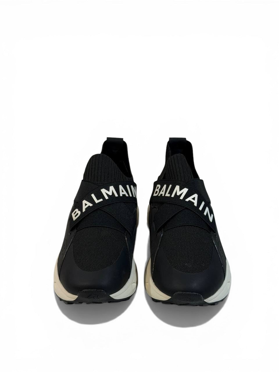 Balmain Logo Strap Sneakers 🖤⚡ | Bold Street Luxury - MASTERPIECE