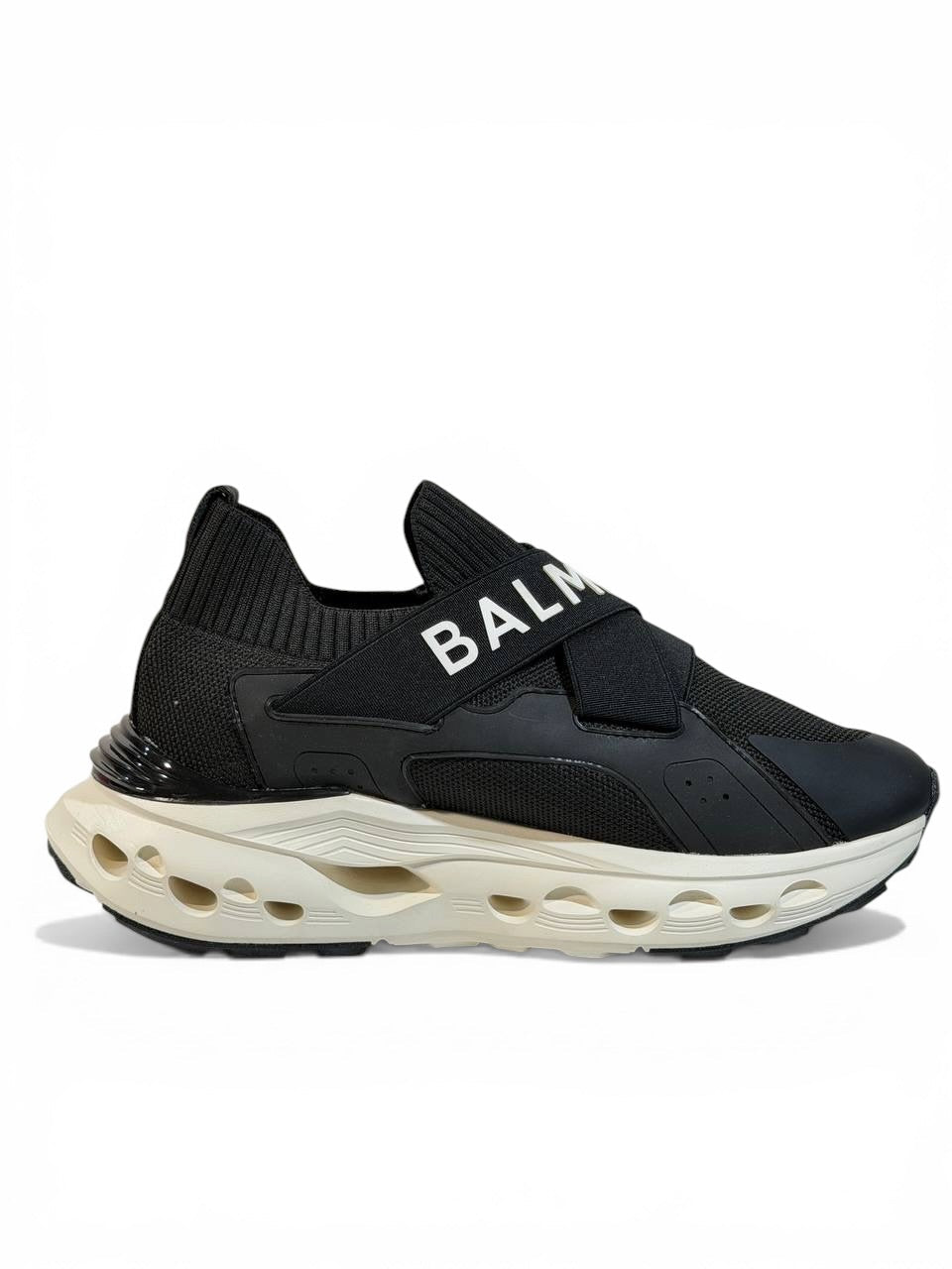Balmain Logo Strap Sneakers 🖤⚡ | Bold Street Luxury - MASTERPIECE