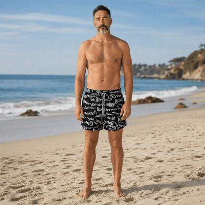🩳 Balmain Logo Swim Shorts – Black Edition ✨ - MASTERPIECE