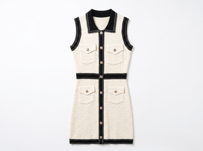 🤍 Balmain Monogram Knit Mini Dress one size - MASTERPIECE