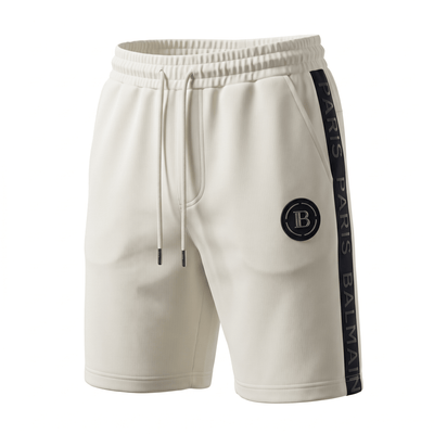 Balmain Paris White Luxury Shorts 🤍🖤 - MASTERPIECE