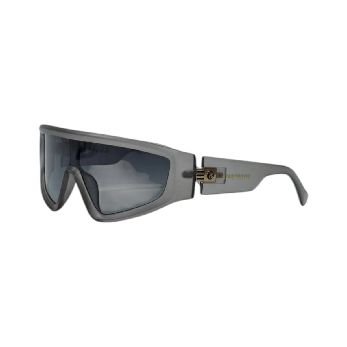 🕶️ Balmain Shield Visor Sunglasses – Smoke Grey Edition - MASTERPIECE