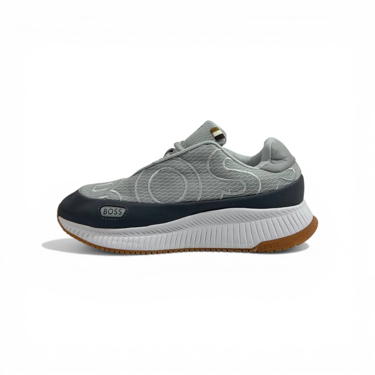 BOSS Grey Knit Sneakers 👟🔥 | Premium Comfort & Modern Luxury Style - MASTERPIECE
