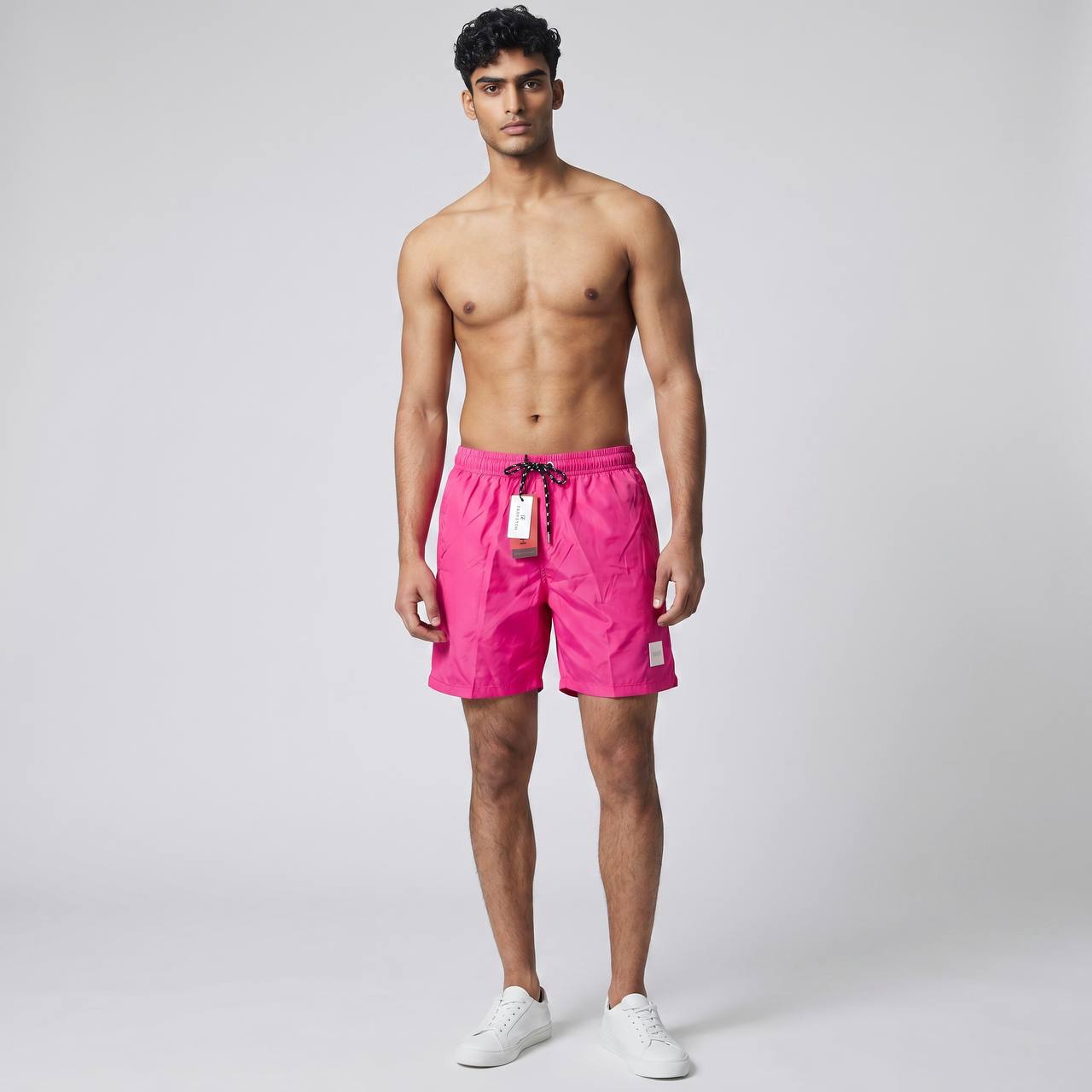 BOSS Neon Pink Swim Shorts 💗 | Bold Luxury Summer Fit - MASTERPIECE