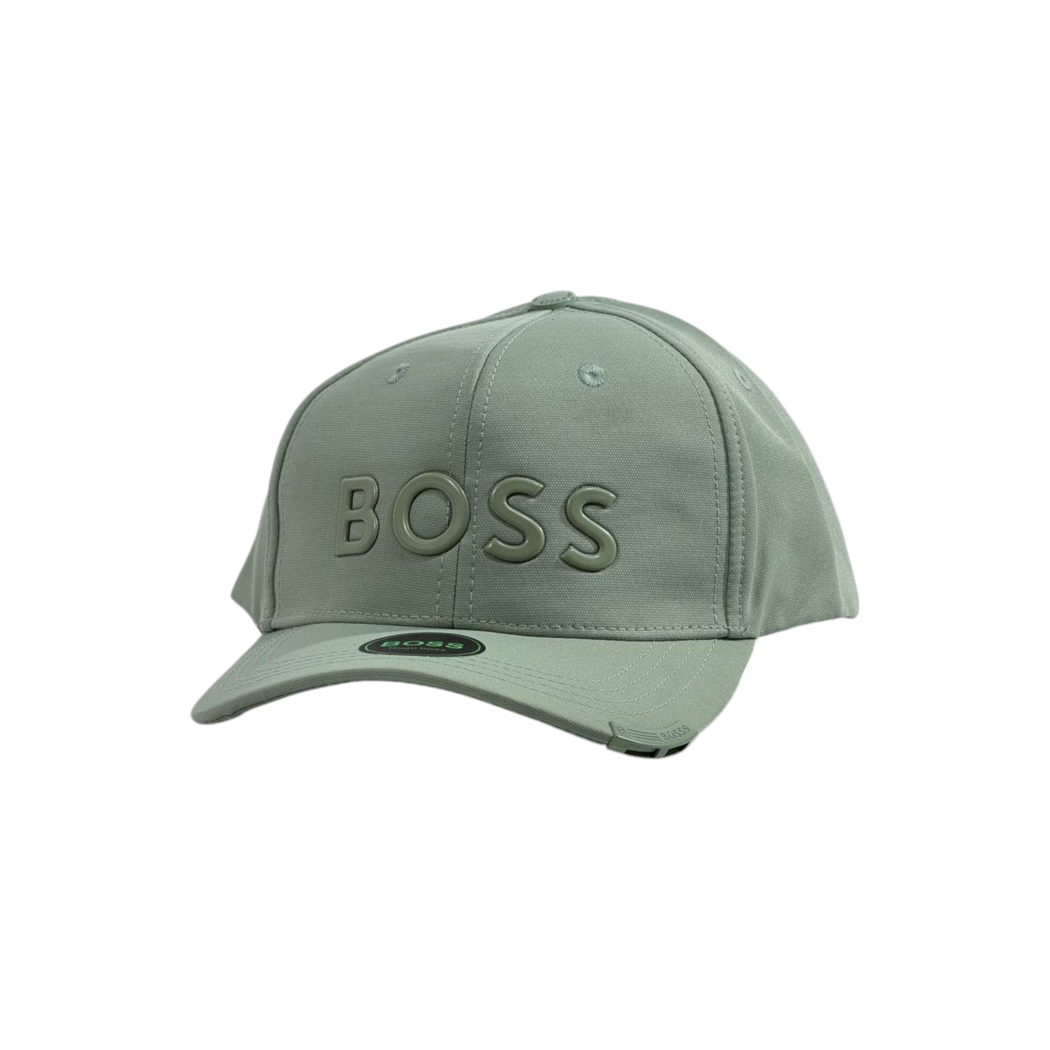 🧢 BOSS Sage Green Cap | Minimal Logo Premium Street Style 🌿 - MASTERPIECE