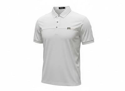 BOSS White Polo Shirt 🤍✨ Signature Minimal Logo - MASTERPIECE