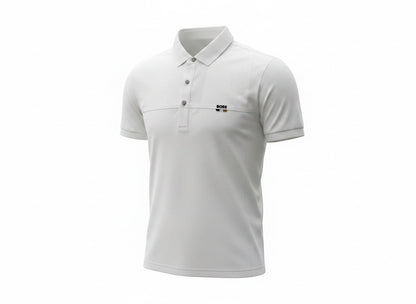 BOSS White Polo Shirt 🤍✨ Signature Minimal Logo - MASTERPIECE