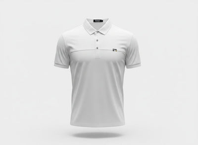 BOSS White Polo Shirt 🤍✨ Signature Minimal Logo - MASTERPIECE