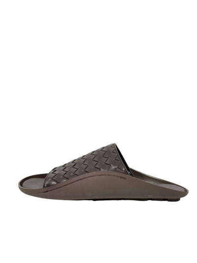 Bottega Veneta Intrecciato Slide Sandals – Brown Edition 🤎✨ - MASTERPIECE