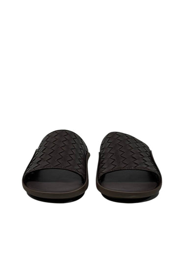 Bottega Veneta Intrecciato Slide Sandals – Brown Edition 🤎✨ - MASTERPIECE