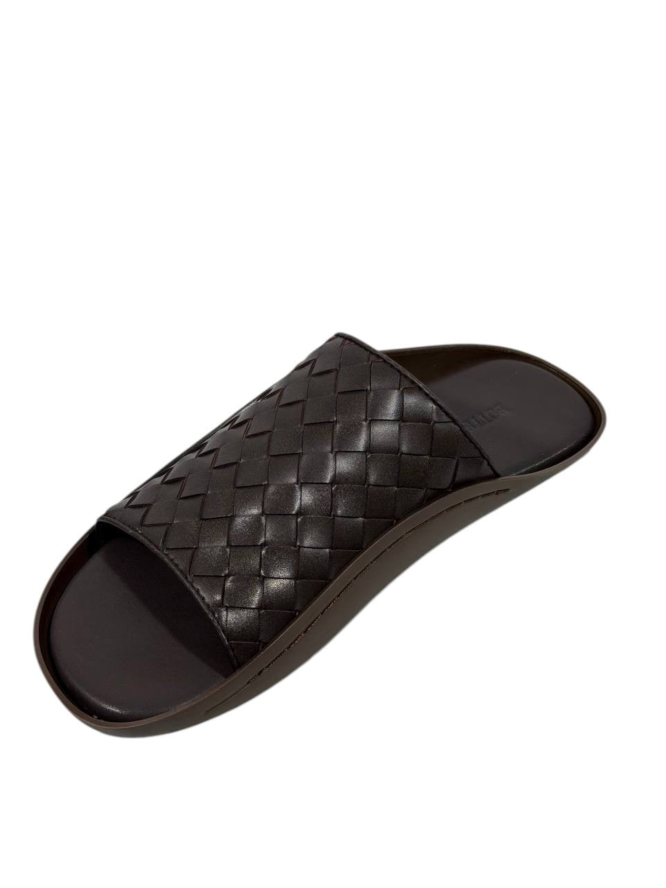 Bottega Veneta Intrecciato Slide Sandals – Brown Edition 🤎✨ - MASTERPIECE