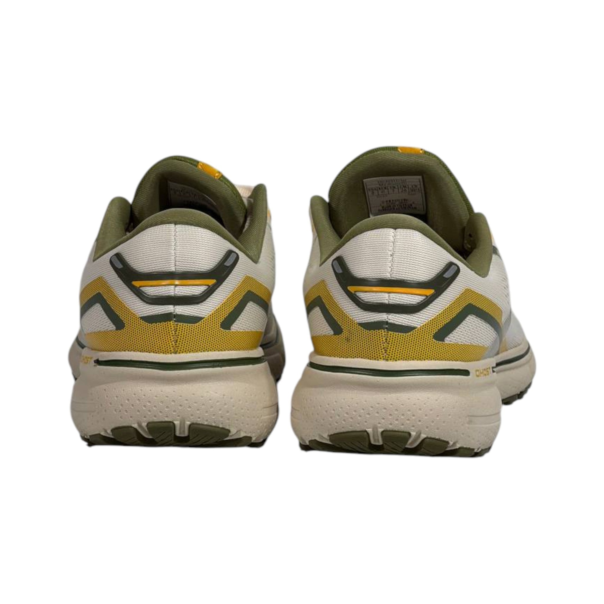 🤍💚 Brooks Adrenaline GTS 23 Running Shoes – Cream Olive Edition 🏃‍♂️⚡ - MASTERPIECE