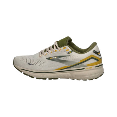 🤍💚 Brooks Adrenaline GTS 23 Running Shoes – Cream Olive Edition 🏃‍♂️⚡ - MASTERPIECE