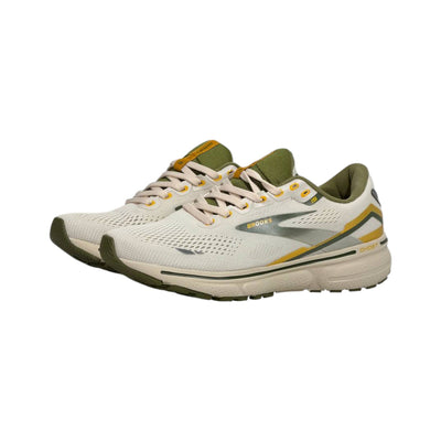 🤍💚 Brooks Adrenaline GTS 23 Running Shoes – Cream Olive Edition 🏃‍♂️⚡ - MASTERPIECE
