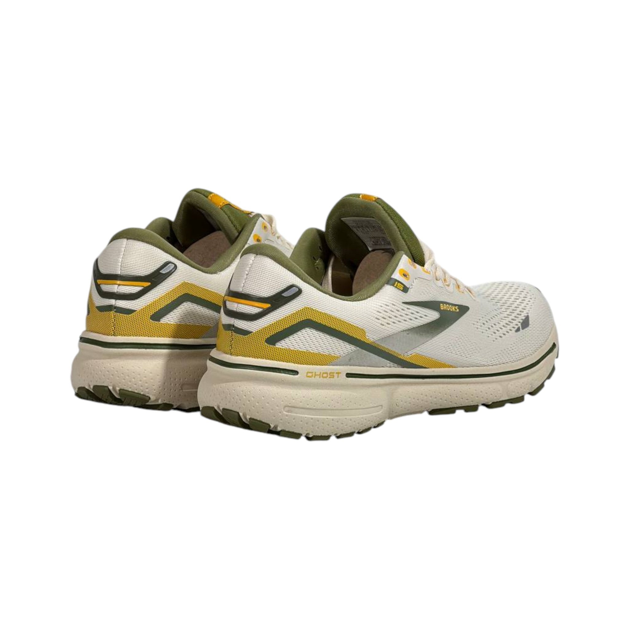 🤍💚 Brooks Adrenaline GTS 23 Running Shoes – Cream Olive Edition 🏃‍♂️⚡ - MASTERPIECE