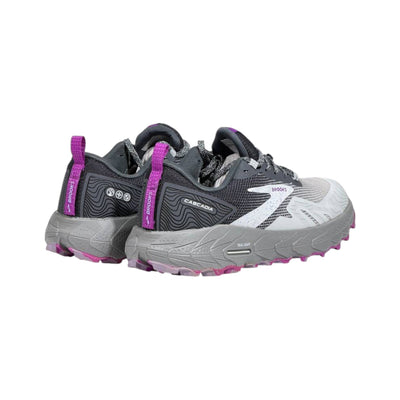 🏔️👟 Brooks Cascadia Trail Running Shoes – Grey Purple Outdoor Performance Sneakers ⚡ - MASTERPIECE