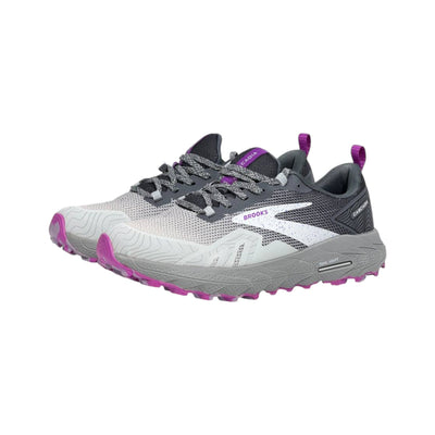 🏔️👟 Brooks Cascadia Trail Running Shoes – Grey Purple Outdoor Performance Sneakers ⚡ - MASTERPIECE