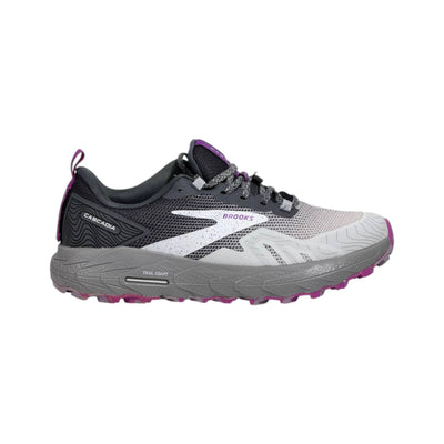 🏔️👟 Brooks Cascadia Trail Running Shoes – Grey Purple Outdoor Performance Sneakers ⚡ - MASTERPIECE