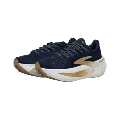 👟💙 Brooks Running Navy Gold Performance Sneakers – Lightweight Comfort Running Shoes ⚡ - MASTERPIECE