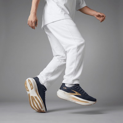 👟💙 Brooks Running Navy Gold Performance Sneakers – Lightweight Comfort Running Shoes ⚡ - MASTERPIECE