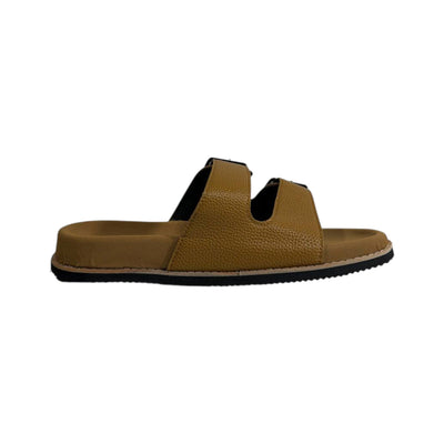 Brunello Cucinelli Tan Double Strap Slides – Premium Italian Comfort Sandals 🤎🇮🇹 - MASTERPIECE