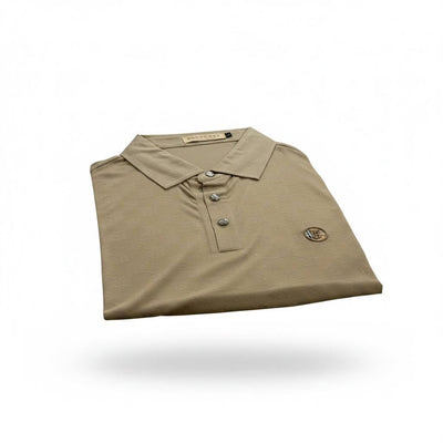🤎 Burberry Beige Monogram Polo Shirt – Timeless Luxury Essential 👕✨ - MASTERPIECE