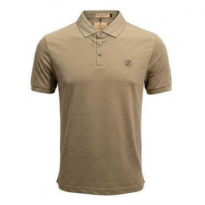🤎 Burberry Beige Monogram Polo Shirt – Timeless Luxury Essential 👕✨ - MASTERPIECE