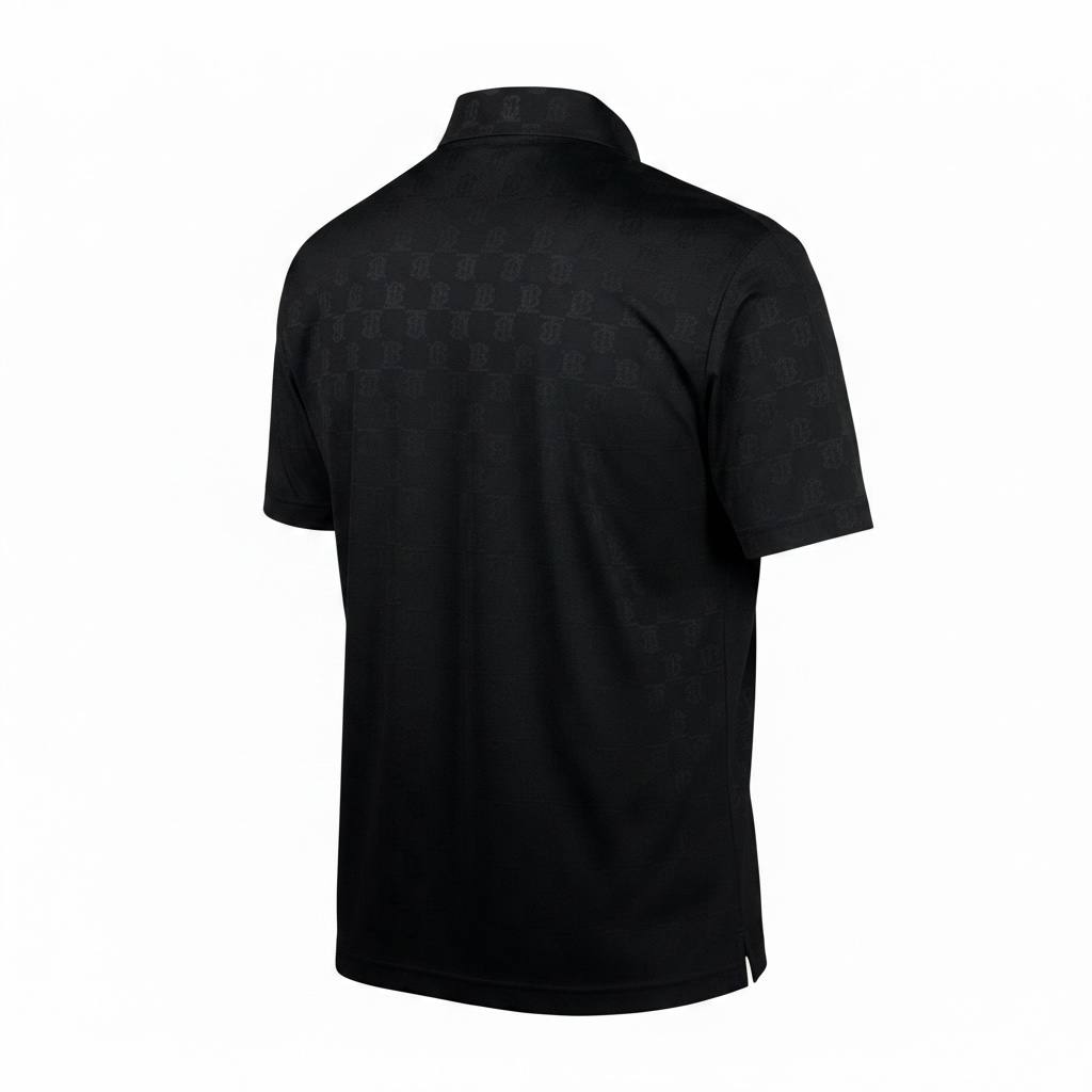 🖤 Burberry Black Monogram Polo Shirt – Modern Luxury Essential 👕✨ - MASTERPIECE