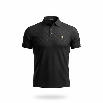 🖤 Burberry Black Monogram Polo Shirt – Modern Luxury Essential 👕✨ - MASTERPIECE