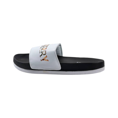 Burberry Check Logo Slides – White Edition 🤍✨ - MASTERPIECE