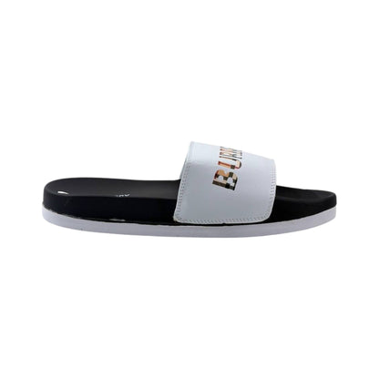 Burberry Check Logo Slides – White Edition 🤍✨ - MASTERPIECE