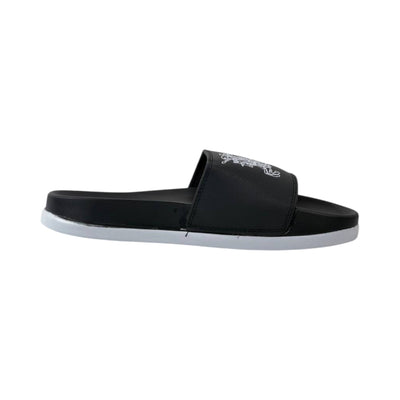 🩴 Burberry Equestrian Knight Slides – Black & White Signature Edition 🖤🤍✨ - MASTERPIECE