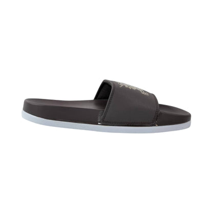 🩴 Burberry Equestrian Knight Slides – Dark Brown Luxury Edition 🤎✨ - MASTERPIECE