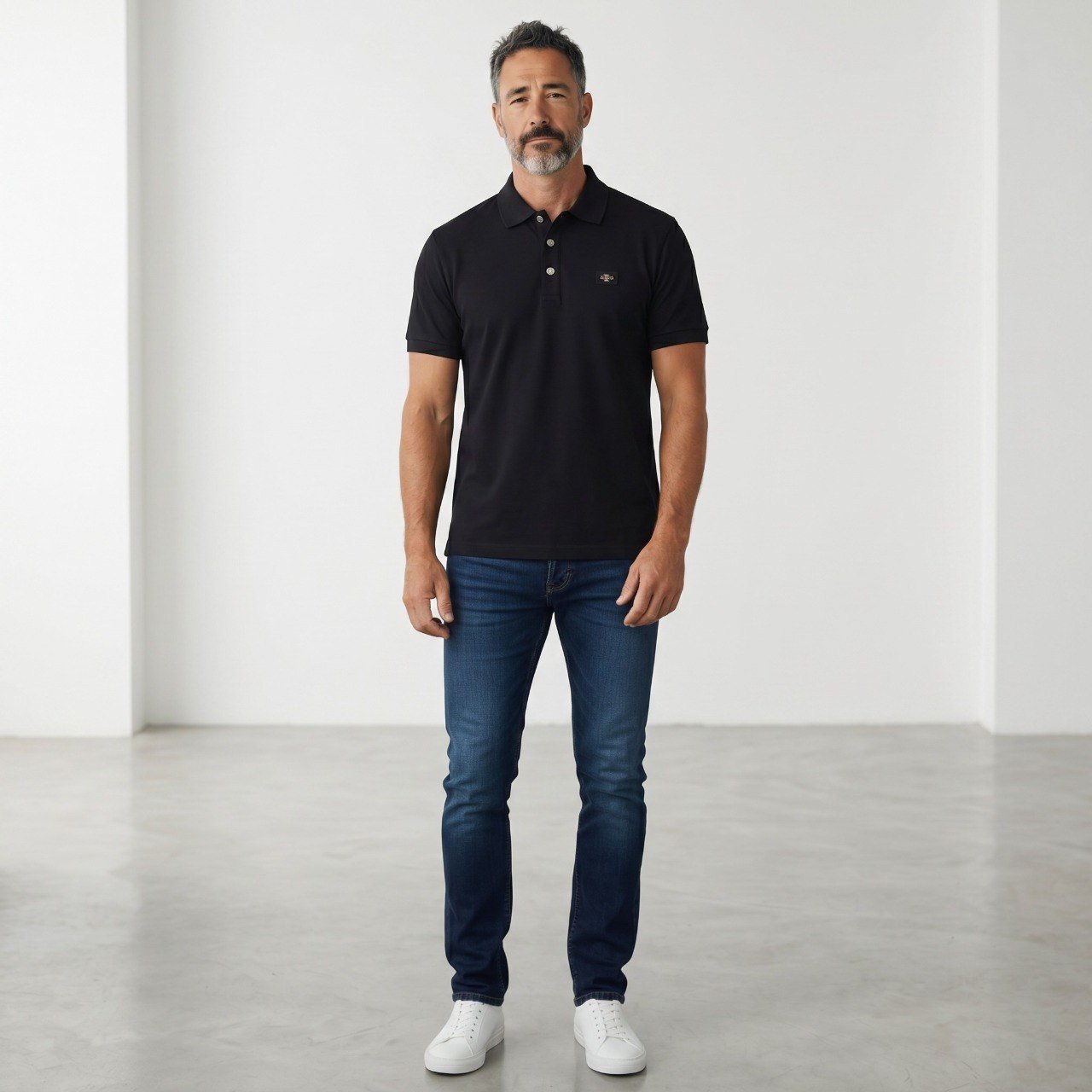 🖤 Burberry Essential Black Polo Shirt – Timeless British Luxury - MASTERPIECE