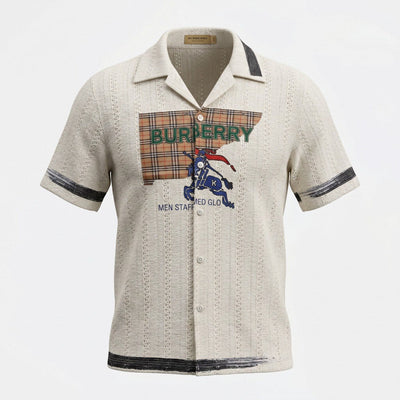🤍 Burberry Heritage Knight Textured Shirt ✨ - MASTERPIECE