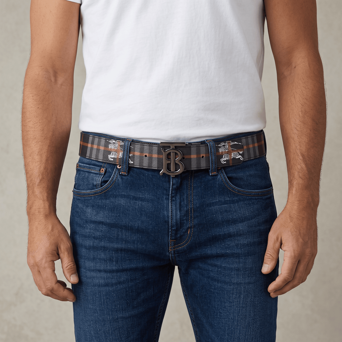Burberry Knight Check Belt - MASTERPIECE